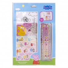 Set cancelleria bambini ufficiale Peppa Pig materiale da colorare scuola