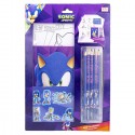 Set cancelleria bambini ufficiale Sonic Prime materiale scuola da colorare