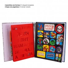 Set cancelleria bambini Album ufficiale Marvel Avengers matite pennarelli colori
