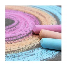 Set Confezione 20 Maxi Gessi Gessetti colorati scuola disegno lavagna Bambini