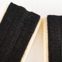 12 Cancellini per lavagna bianca manico in legno e feltro per cancellare Set