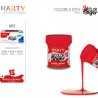 Harty Colori a dita 6 colori da 50 ml in barattoli per bambini lava...