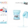 Harty Colori a dita 6 colori da 50 ml in barattoli per bambini lava...