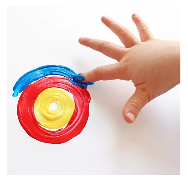 Harty Colori a dita 6 colori da 75 ml in tubetti per bambini lavabi...