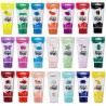 Harty Colori a dita 6 colori da 75 ml in tubetti per bambini lavabi...