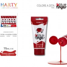 Colori a dita 6 colori da 75 ml in tubetti per bambini lavabili vari colori