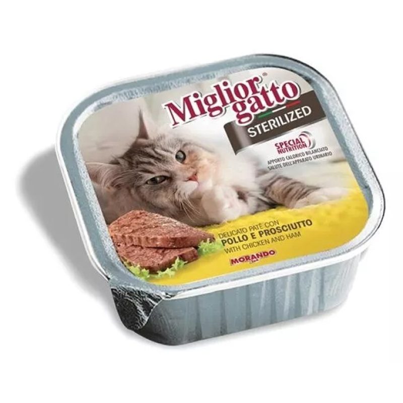 Miglior gatto Set 32 Confezioni Miglior Gatto Sterelized patè con p...