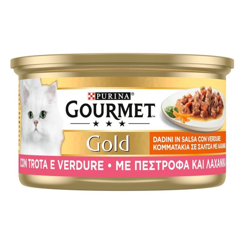 Purina Gourmet Gold 24 Lattine da 85 g Cibo Umido per Gatti Gusto t...
