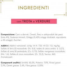 Gourmet Gold 24 Lattine da 85 g Cibo Umido per Gatti Gusto trota e verdure
