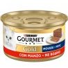 Purina Purina Gourmet Gold Mousse cibo umido Gatto con manzo, 24 La...