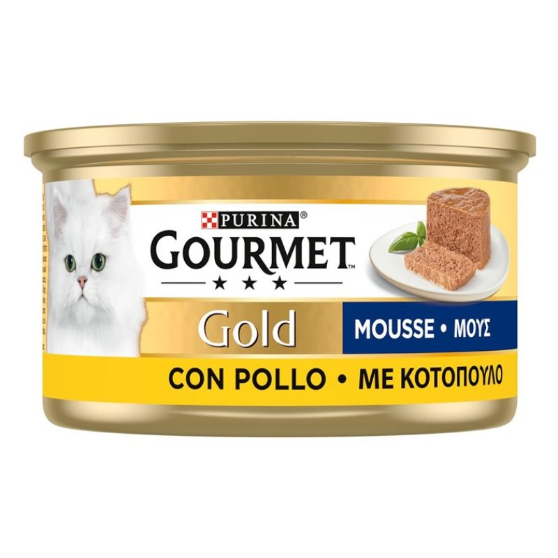 Purina Purina Gourmet Gold Mousse cibo umido Gatto con pollo, 24 La...