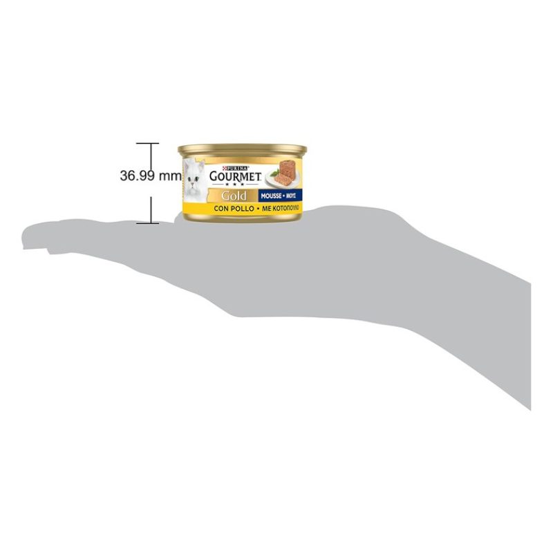 Purina Purina Gourmet Gold Mousse cibo umido Gatto con pollo, 24 La...
