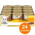 Gourmet Gold da 24 lattine 85g umido per Gatti Purina gusto di pollo e fegato