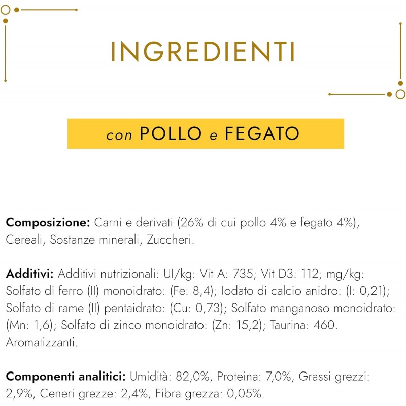 Purina Gourmet Gold da 24 lattine 85g umido per Gatti Purina gusto ...