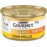 Purina Gourmet Gold Tortini con Pollo 85 gr 24 scatolette gatto gat...