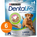 Purina Dentalife igiene orale cane pulisce denti 24 Sticks cani taglia grande
