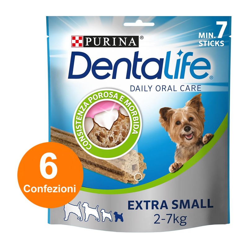 Purina Dentalife igiene orale cane 42 Sticks pulisce denti cani taglia mini