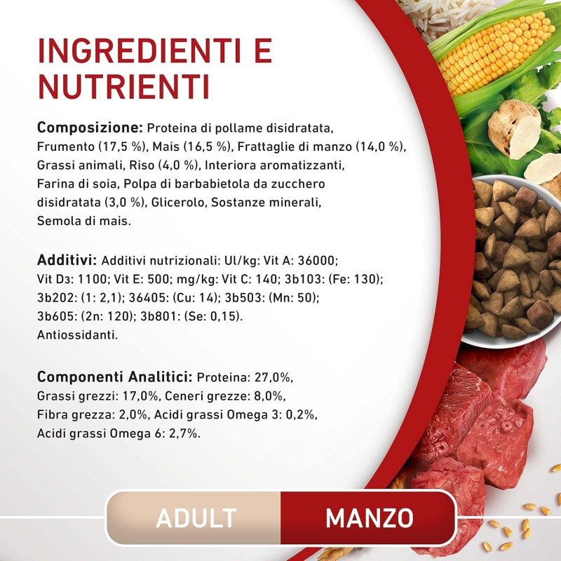 Purina Purina One mini delicate crocchette per cani small con manzo...