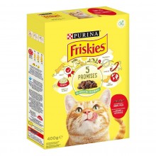 Purina Friskies Crocchette Gatto Croccantini per Gatti Adulti Manzo...