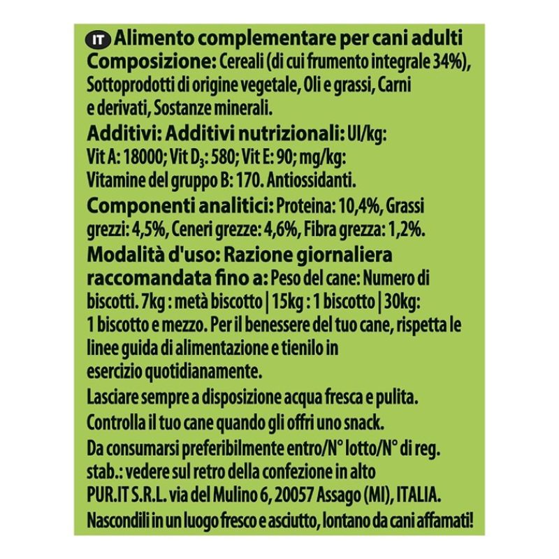 Purina Biscotti per cani FRISKIES Biscuits crocchette per cani adul...