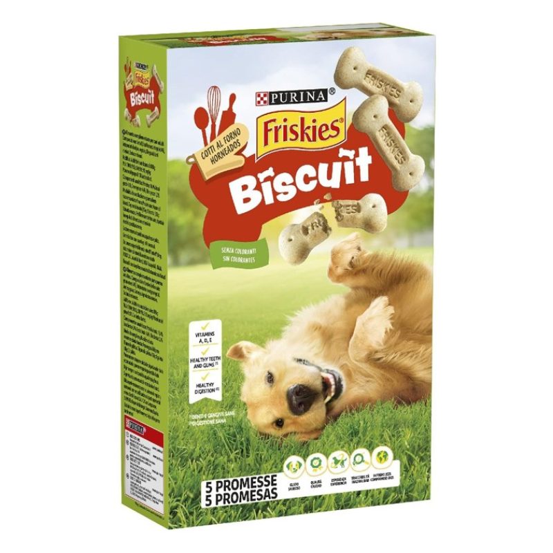 Purina Biscotti per cani FRISKIES Biscuits crocchette per cani adul...