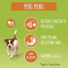 Friskies Vitafit Mini Crocchette per Cani Con Pollo tacchino Verdure 2 x 1.5 kg