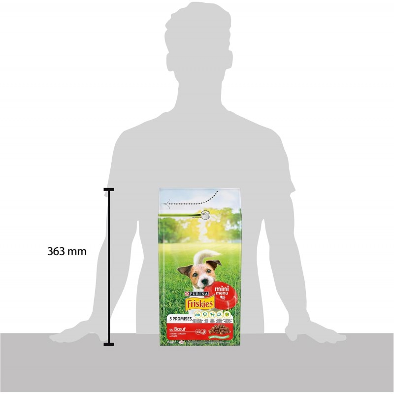 Purina Friskies Vitafit Mini Menu Crocchette per Cani fino a 10k1. ...