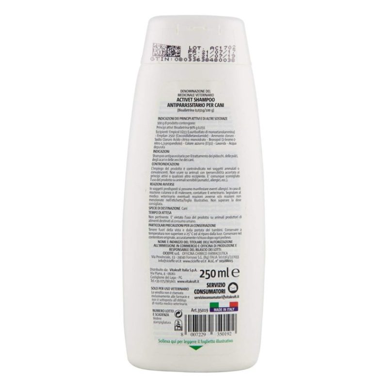 Vitakraft REPELT Shampoo antiparassitario per cani 6 flaconi da 250...