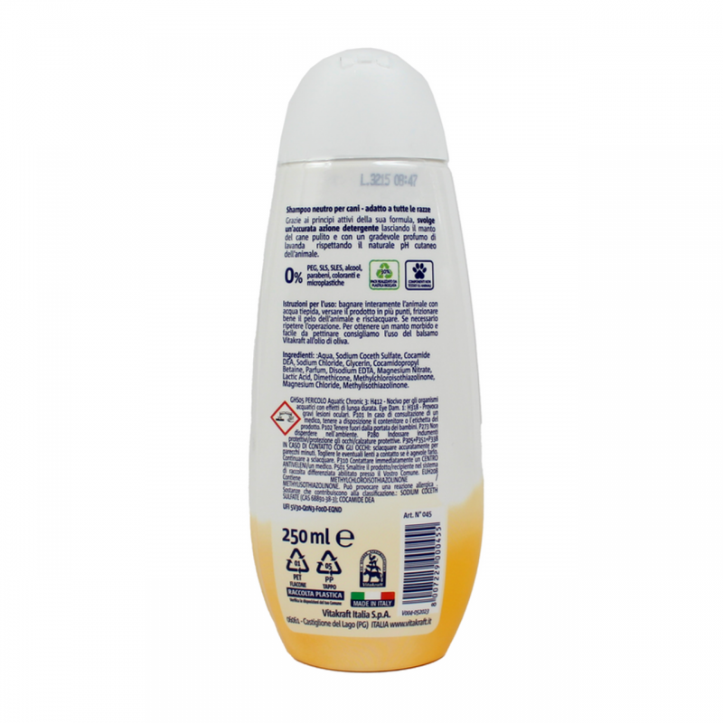Vitakraft Vitakraft Shampoo neutro per cani ,profumo di lavanda, 6 ...