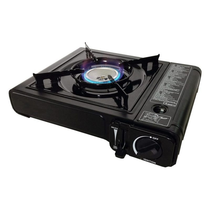 Kmt Style Fornello a Gas 1 Fiamma Portatile con Valigetta Fornellin...