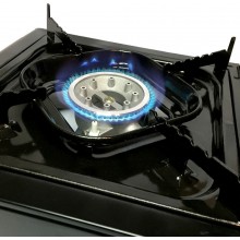 Fornello a Gas 1 Fiamma Portatile con Valigetta Fornellino da Campeggio Casa