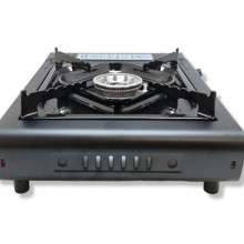 Fornello a Gas 1 Fiamma Portatile con Valigetta Fornellino da Campeggio Casa