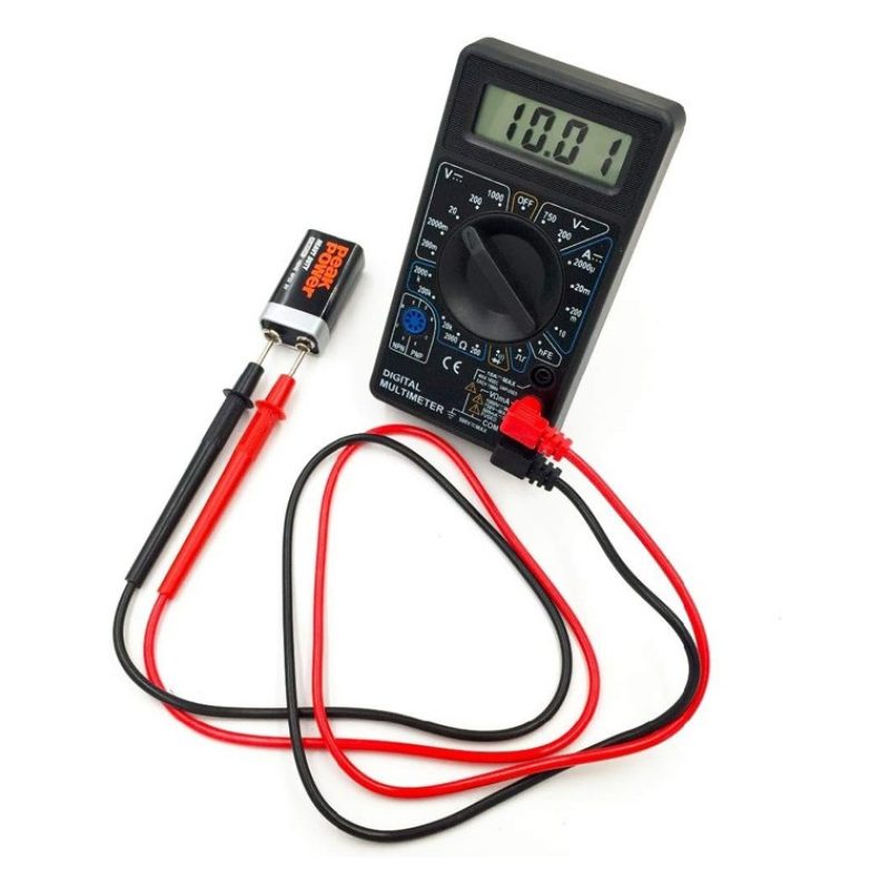 Kmt Style Multimetro Digitale Tester Professionale Tascabile con Ca...