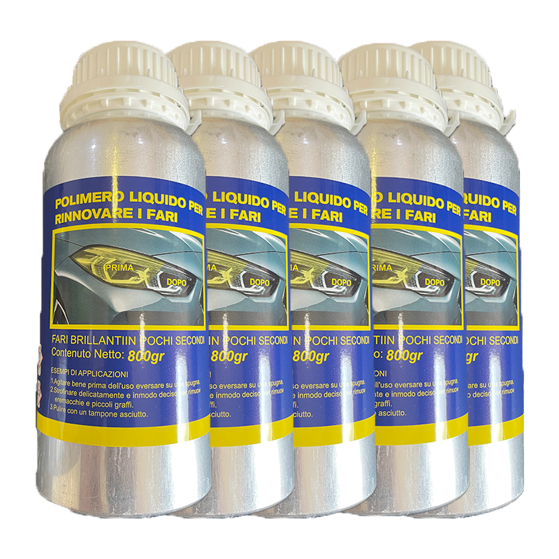 Hongu 5x Polimero Liquido 800 Gr per Lucidatura Fari Auto Kit for c...