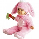 Rubie's Costume Coniglio Vestito bambina neonata Coniglietta bimba 1-2 anni