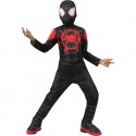 Rubie's Costume Spiderman Miles Morales Vestito Spiderverse carnevale 5-6 anni