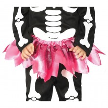 Costume vestito travestimento carnevale halloween bambino scheletro 18-24 mesi