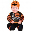 Costume da Baby Zucca di Halloween Vestito per Bambini 12-24 mesi neonati