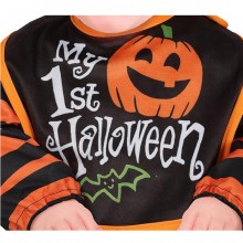 Costume da Baby Zucca di Halloween Vestito per Bambini 12-24 mesi neonati