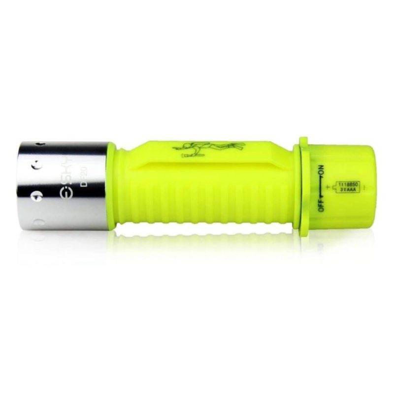 Torcia Led Subacquea 100 metri Luce immersione diving sub snorkeling 1600 Lumen