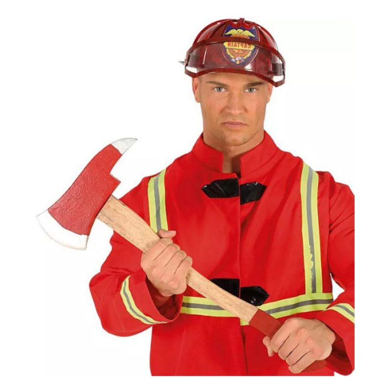 Guirca Costume da pompiere carnevale uomo adulto M/L travestimento ...
