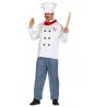 Guirca Guirca Costume Carnevale da Cuoco Taglia M/L Uomo Vestito Uo...