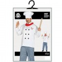 Guirca Costume Carnevale da Cuoco Taglia M/L Uomo Vestito Uomo Adulto Chef