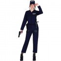Costume da Poliziotto carnevale Vestito polizia ragazze teen 14-16 anni Guirca