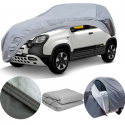 Telo copri auto copriauto felpato impermeabile con zip per fiat panda cross