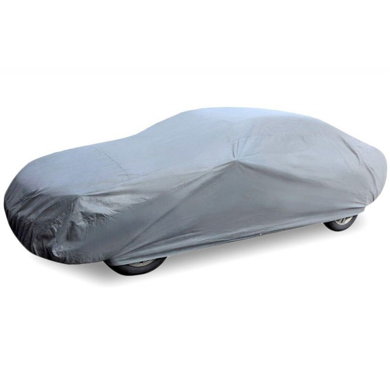 Telo copri auto copriauto felpato impermeabile con zip per fiat 124...