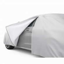 Telo copri auto copriauto felpato impermeabile antigraffio con zip per fiat 500