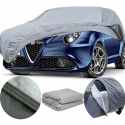 Telo copri auto copriauto felpato impermeabile con zip per Alfa Romeo Mito