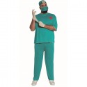 Costume da chirurgo uomo Vestito Carnevale da medico surgeon dottore M/L