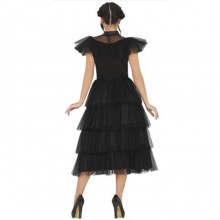 Costume da Mercoledì Addams vestito ragazza 14-16 anni halloween Carnevale